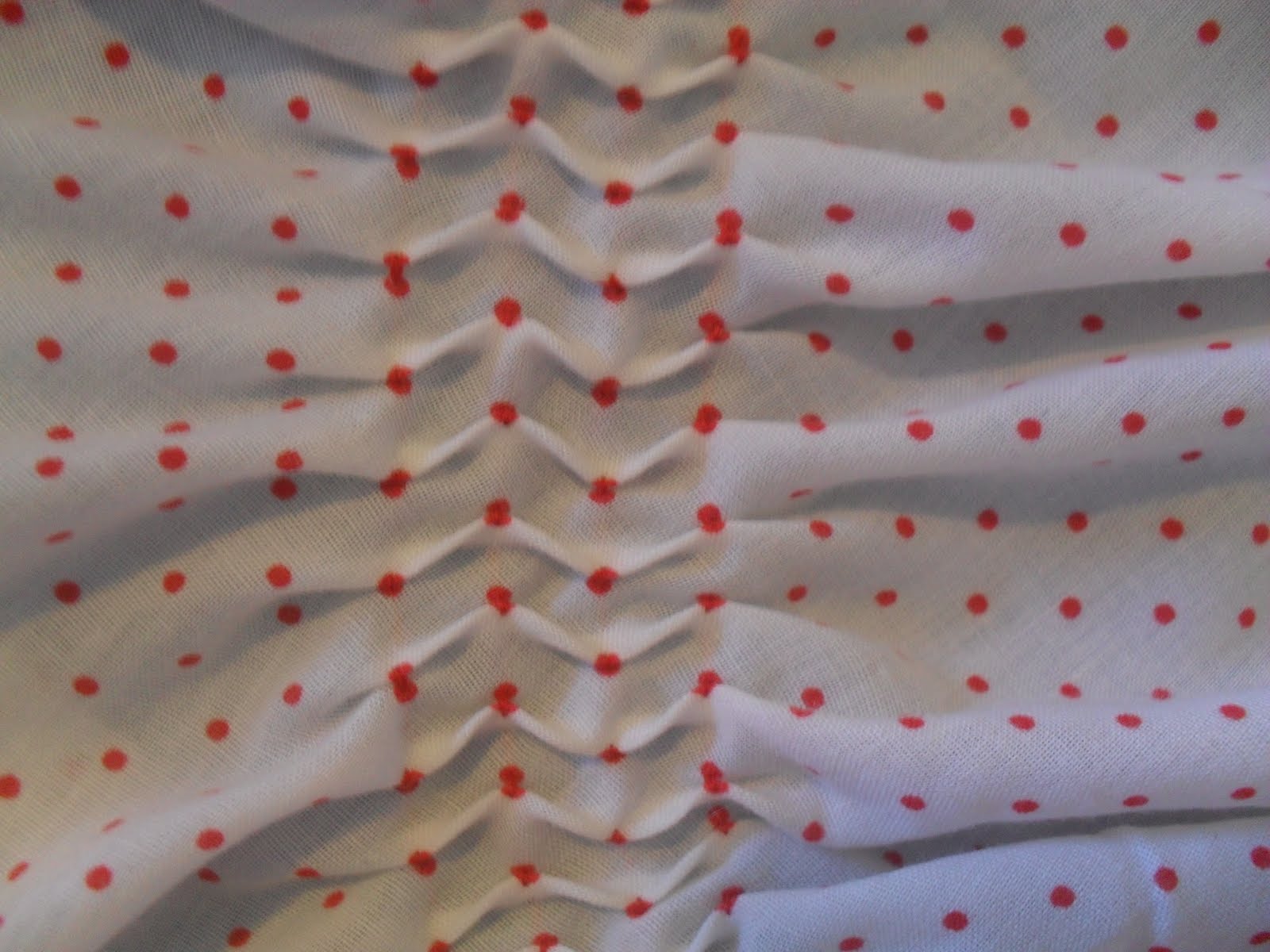 Shell's Shambles Smocking is NOT Shirring