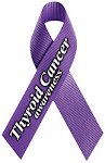 Awareness ribbon for thyroid cancer