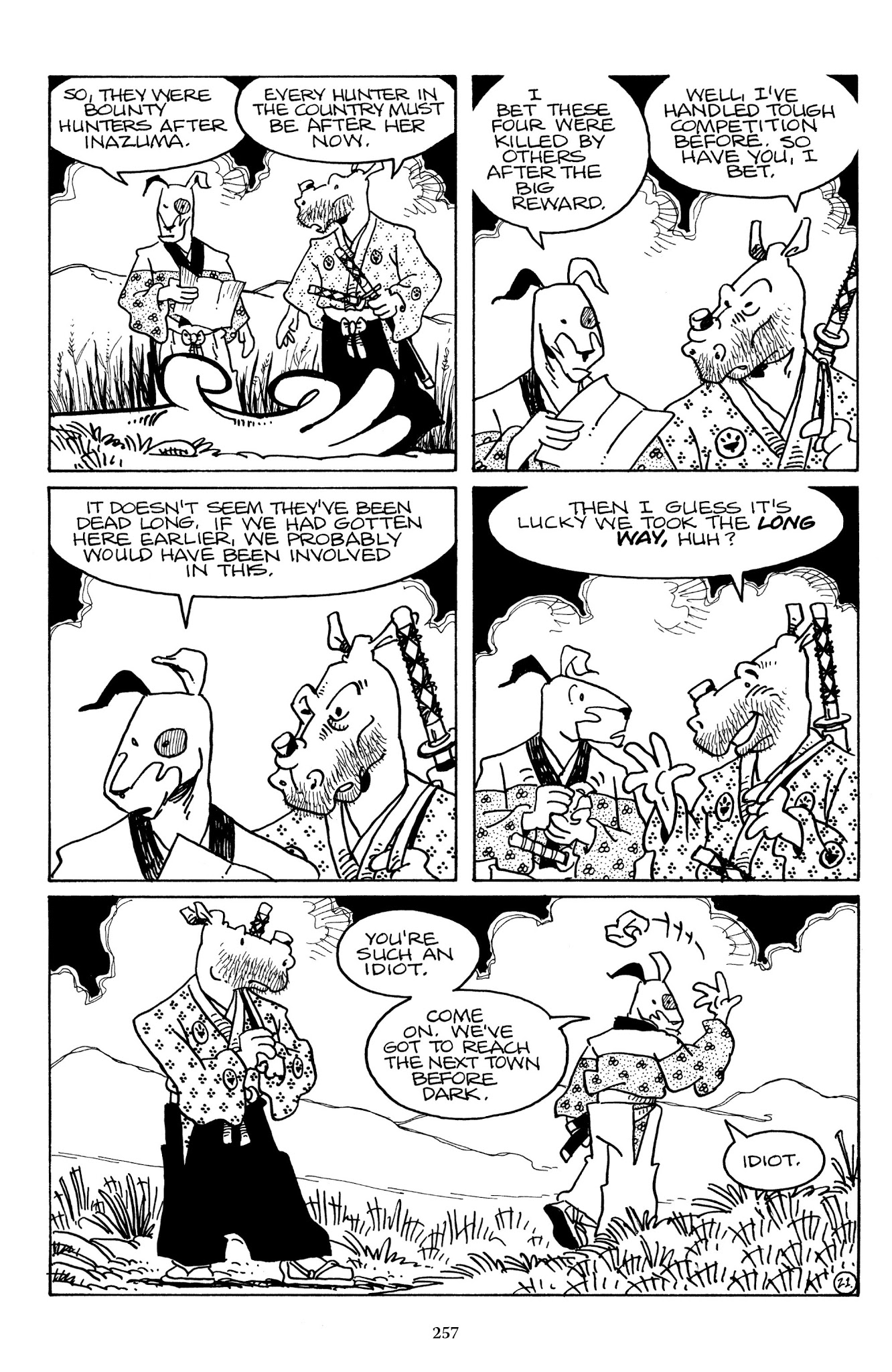 Read online The Usagi Yojimbo Saga comic -  Issue # TPB 6 - 255