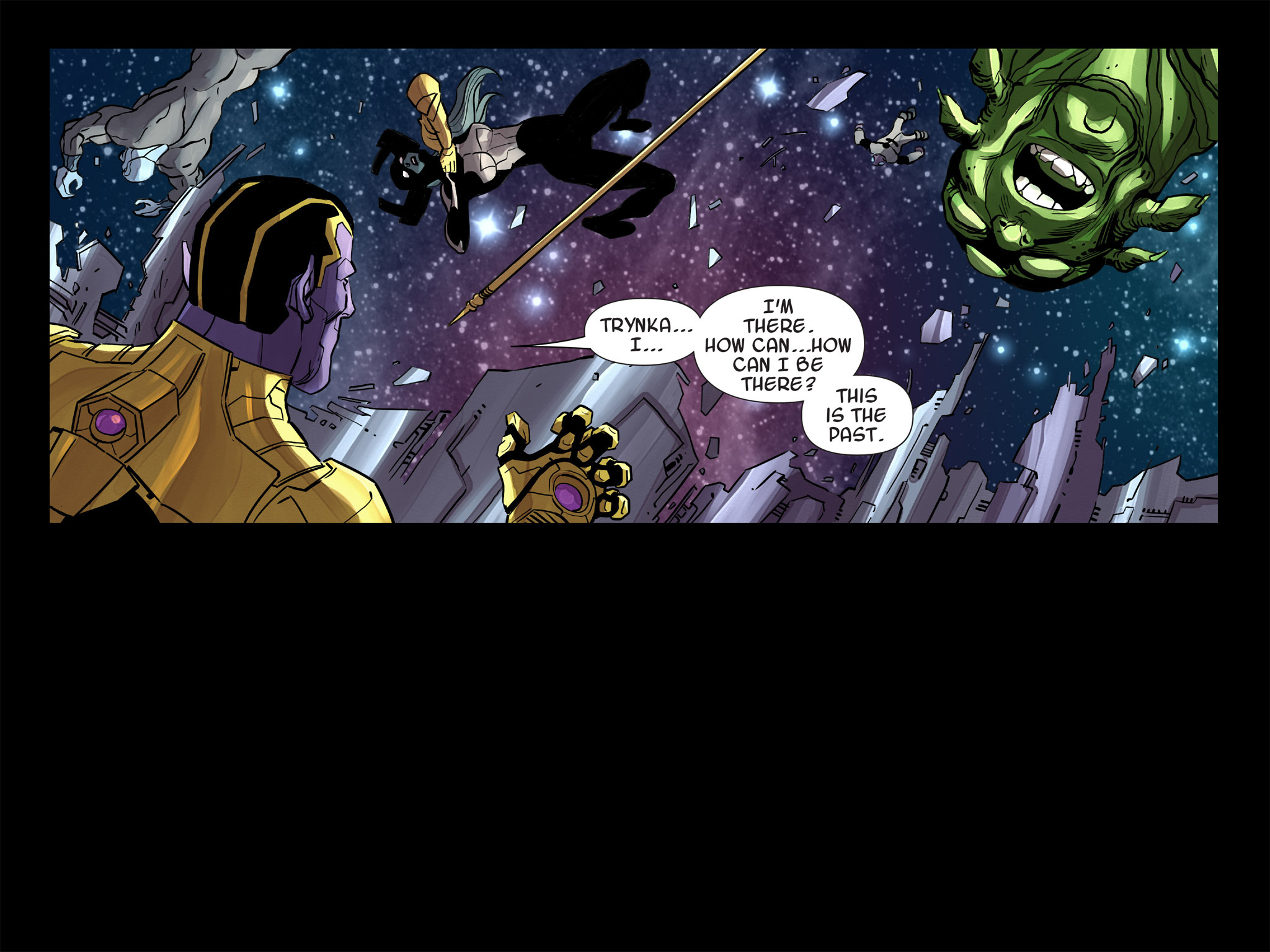 Read online Thanos: A God Up There Listening comic -  Issue # TPB - 152