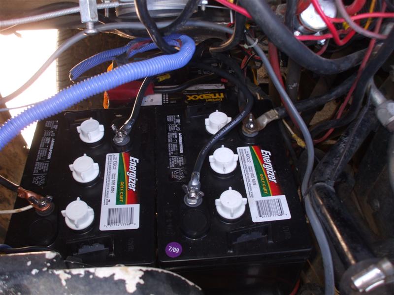 GMC Motor Home, Travel with Teri and Dan GMC Motorhome House Batteries