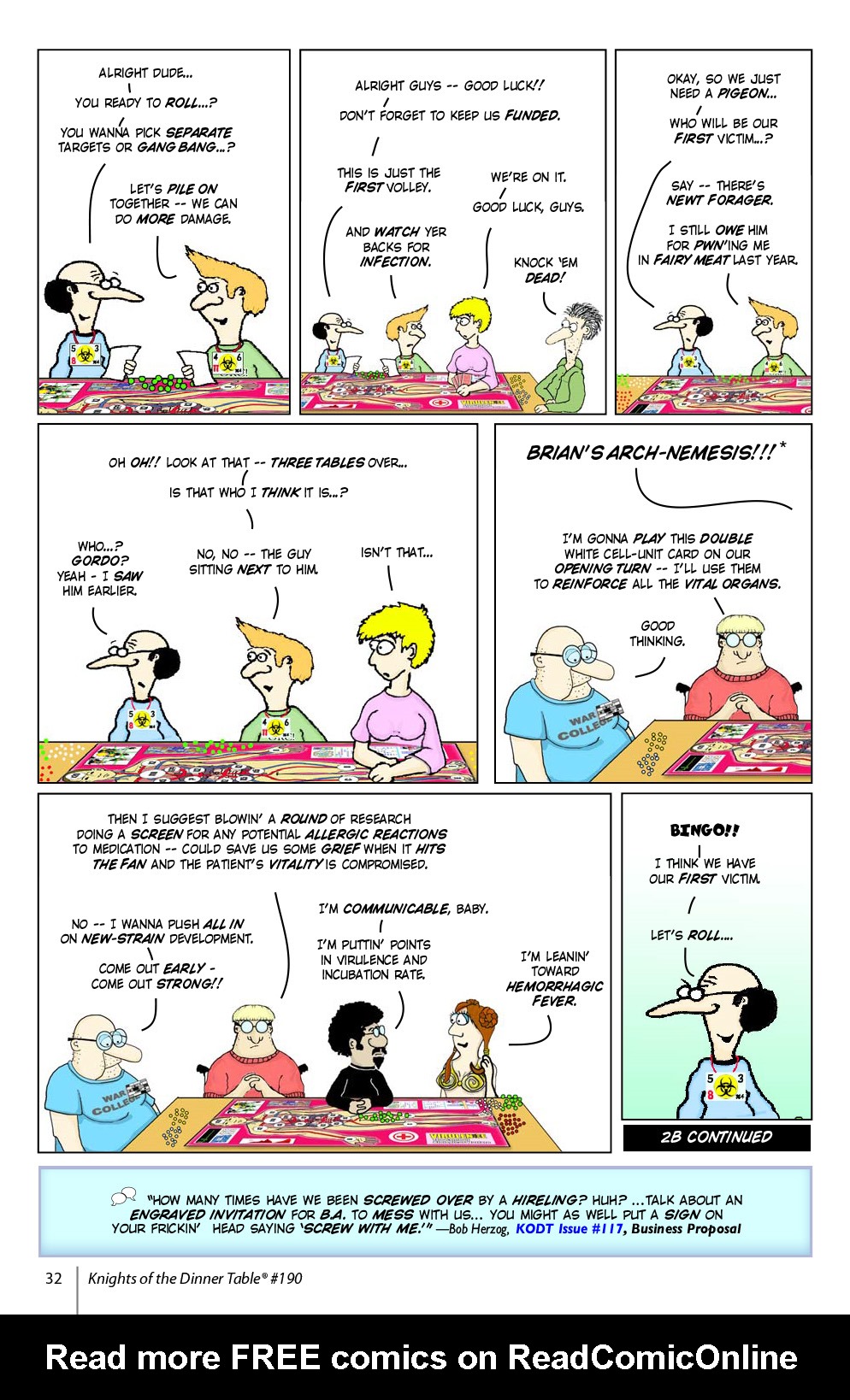 Read online Knights of the Dinner Table comic -  Issue #190 - 34