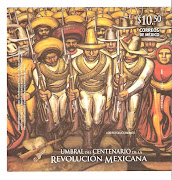 . cien años de la revolución y doscientos de la independencia de México. bandera mexico