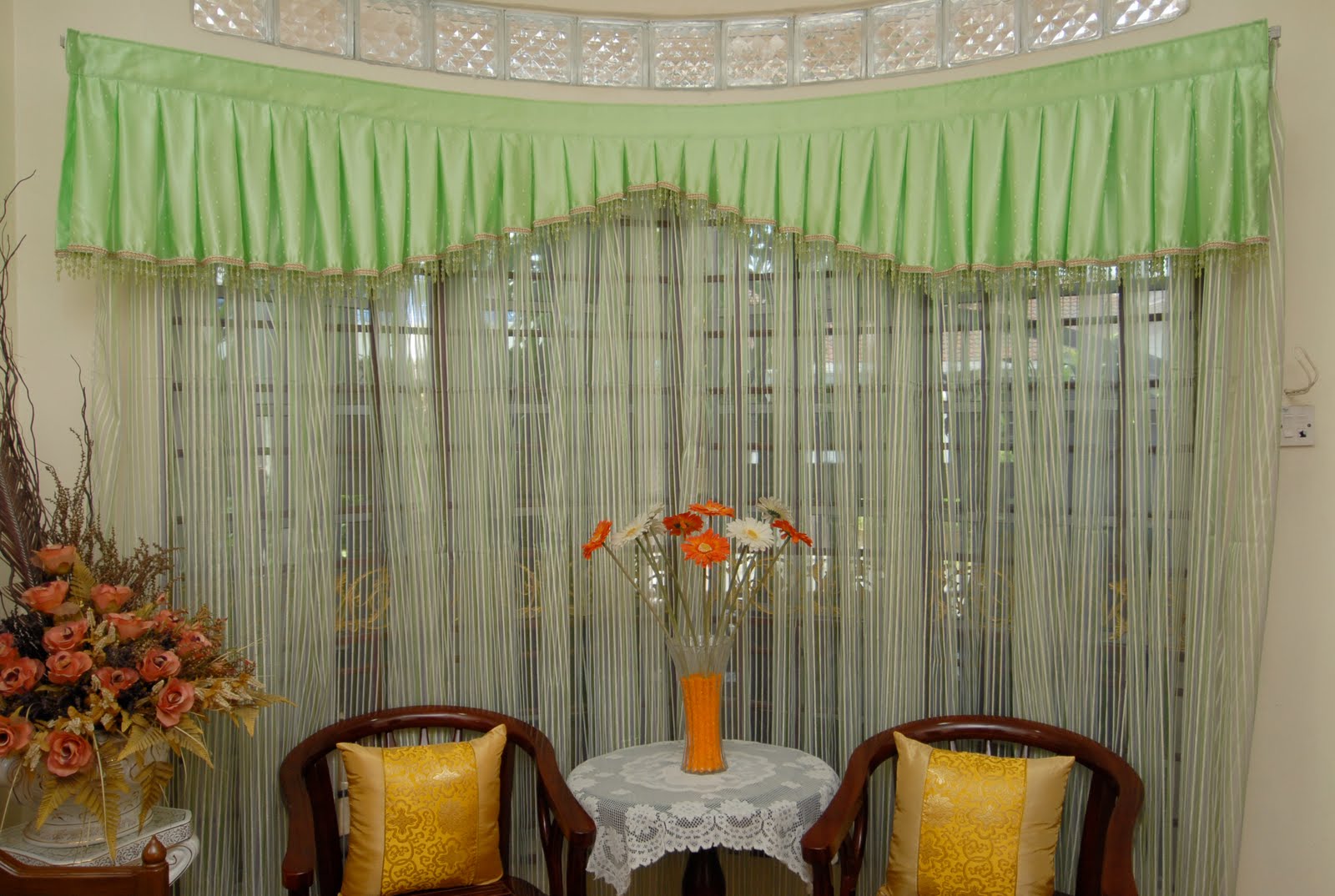 KARYALANGSIR REKAAN LANGSIR BOX PLEAT CURVE