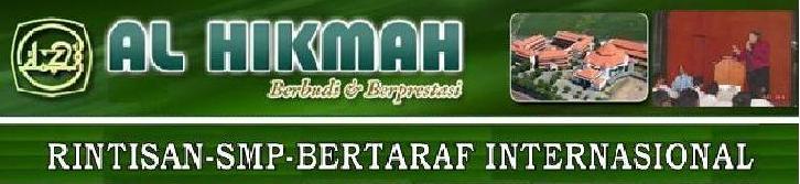 RSBI SMP AL HIKMAH - Fasilitas