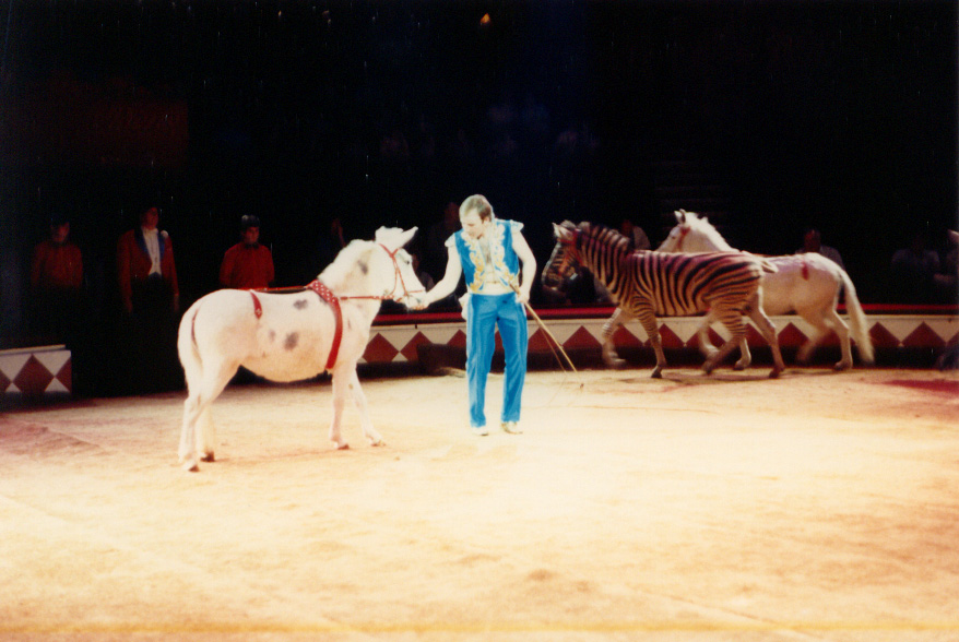 A friend of the Circus Alex Larenty Blackpool Tower Circus, 1986