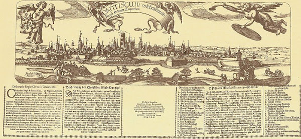 Panorama Gdańska 1635 J.Hoffman