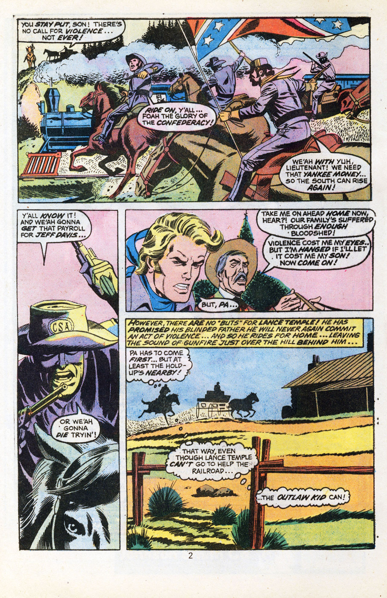 Read online The Outlaw Kid (1970) comic -  Issue #30 - 4