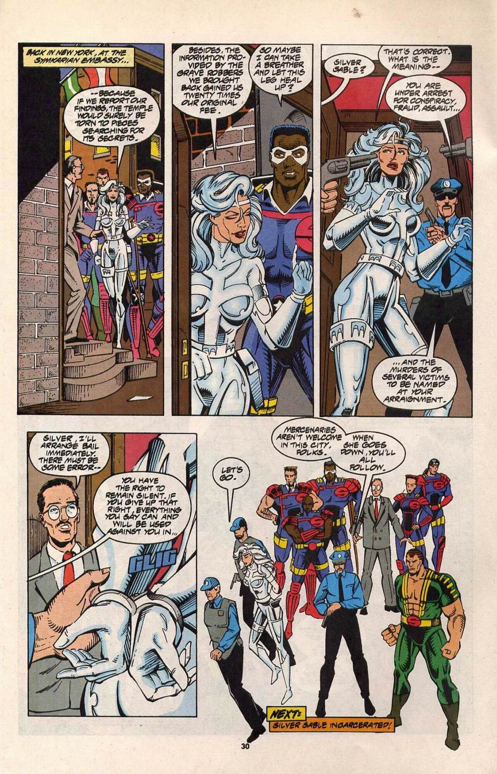 Read online Silver Sable and the Wild Pack comic -  Issue #29 - 23