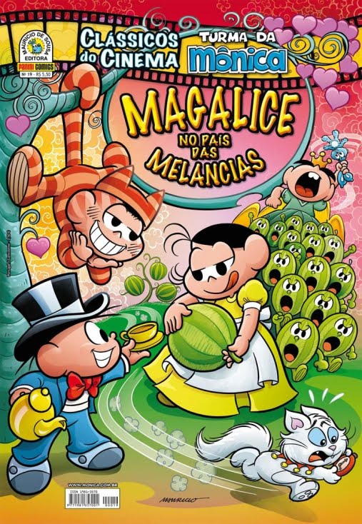 Turma da Mônica Livro Quebra-Cabeça - Alice no País das Maravilhas - umlivro