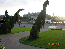 In front of the Empress, Victoria, B.C.