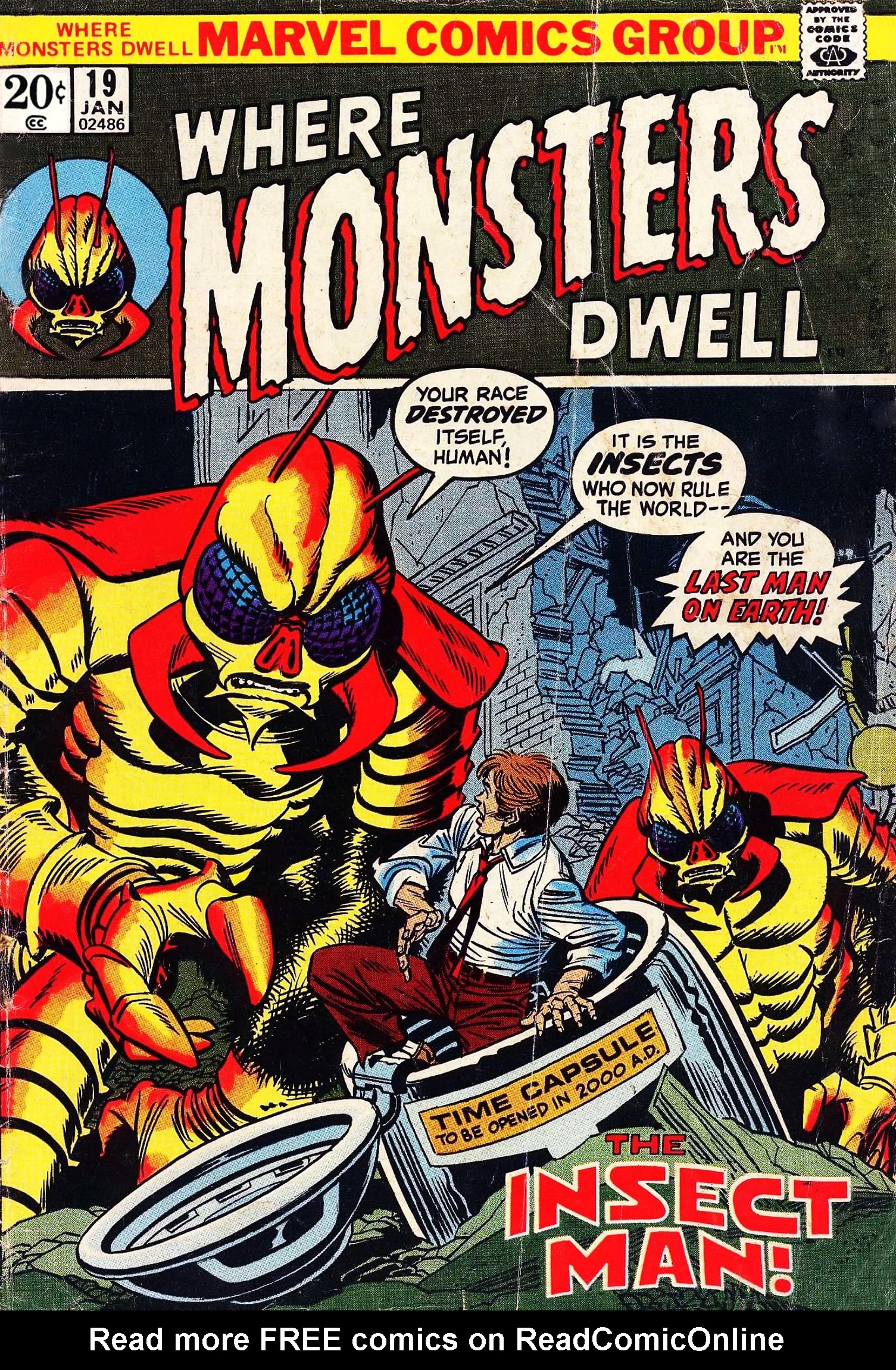 Read online Where Monsters Dwell (1970) comic -  Issue #19 - 1