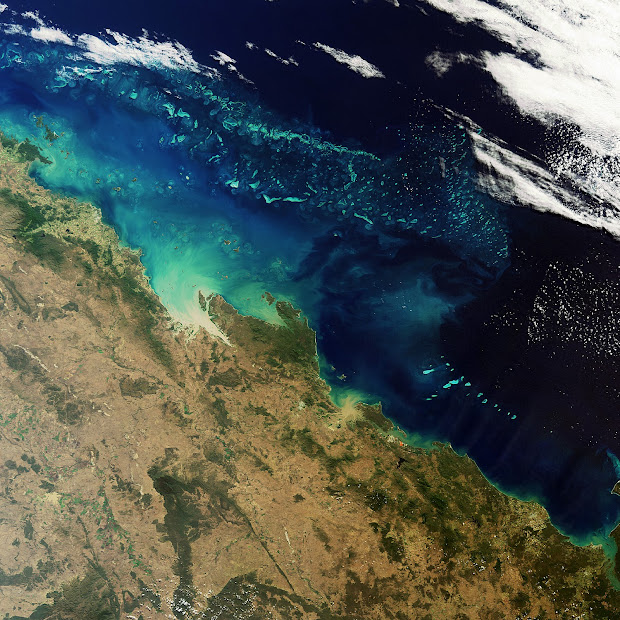 The Great Barrier Reef, the largest single living structure on Earth
