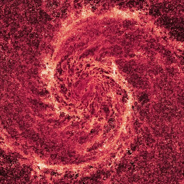 Stunning near-infrared starless image of M51 as seen by Hubble