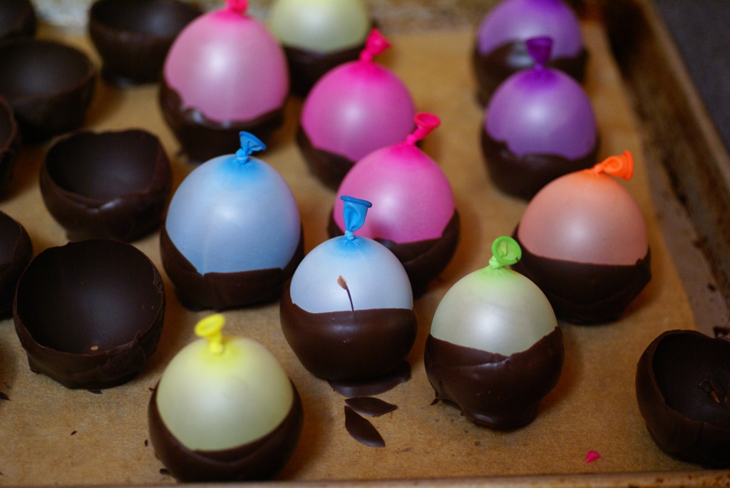 Two Boys and a Beagle Chocolate Covered Balloons
