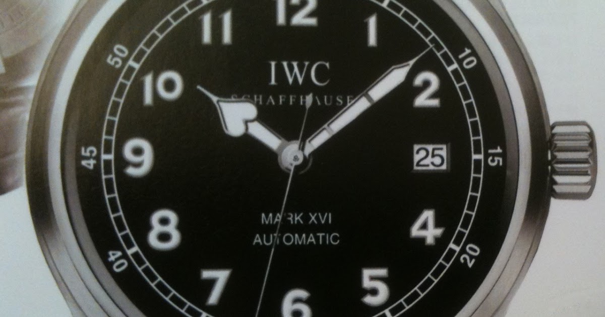 HOROLOGY CRAZY: IWC Pilot&#39;s Watch Mark XVI Limited Edition Japan