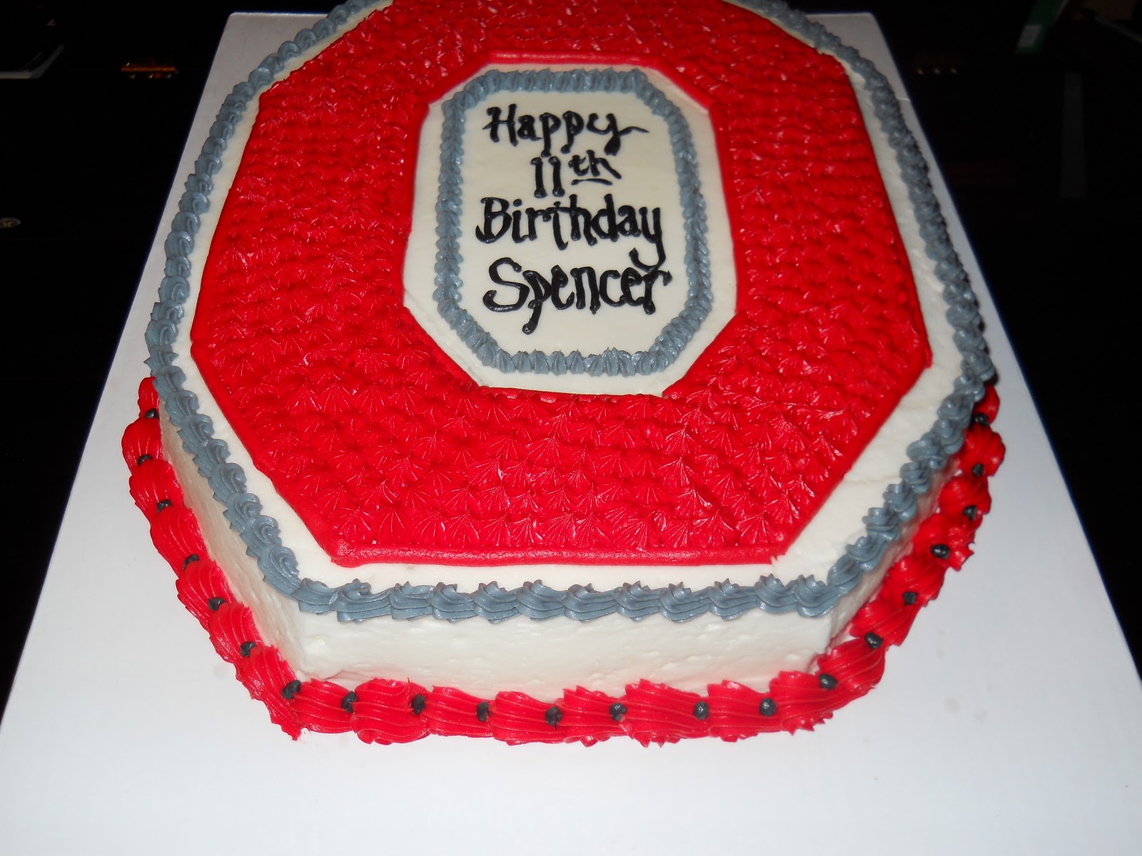 Le Mie Cose Favorites Ohio State Birthday Cake