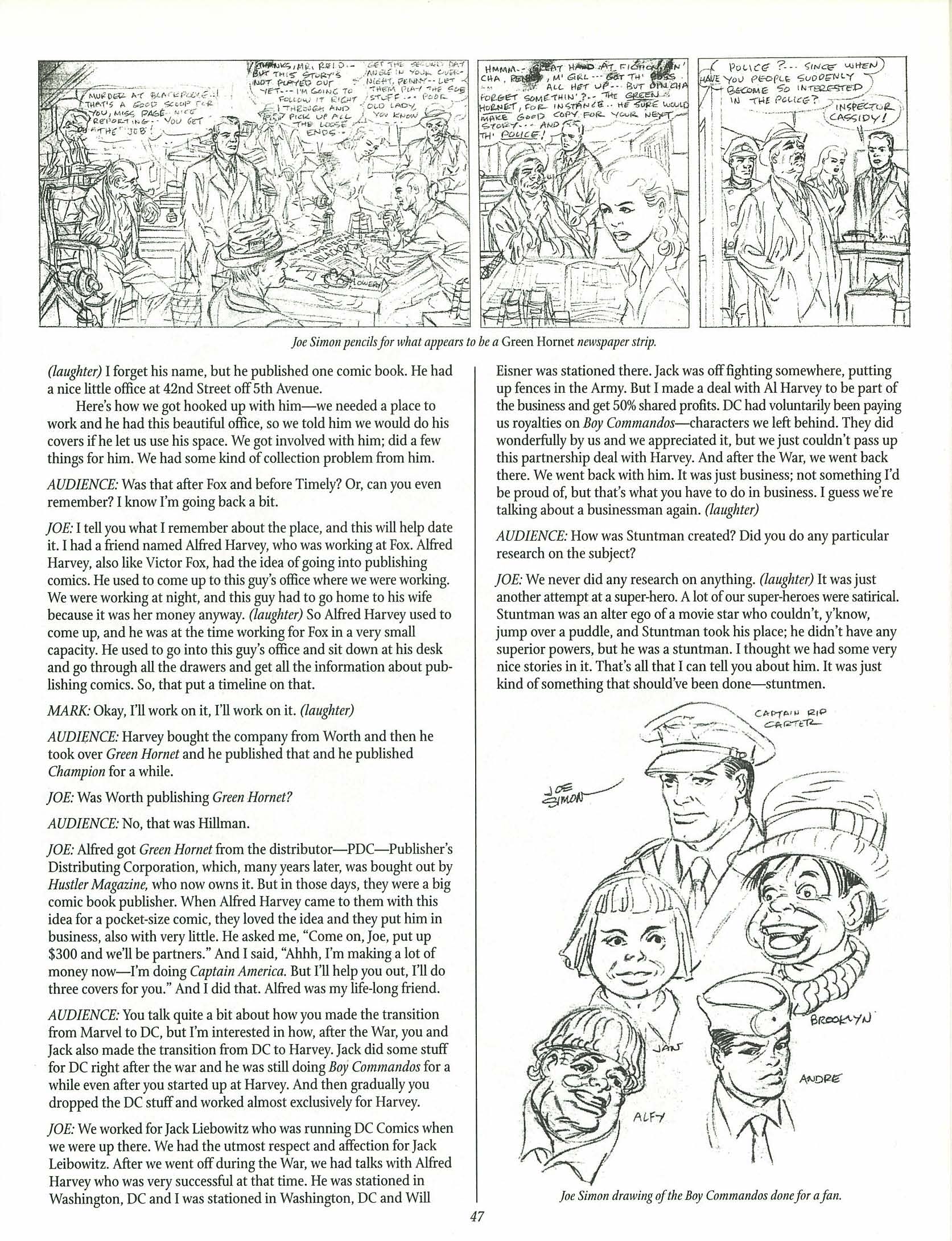 Read online The Jack Kirby Collector comic -  Issue #25 - 47