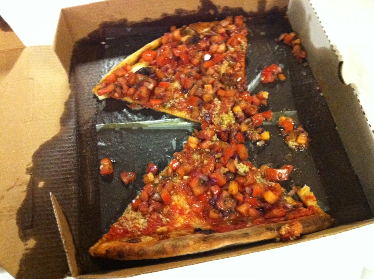 By Beckett Not a greasy pizza