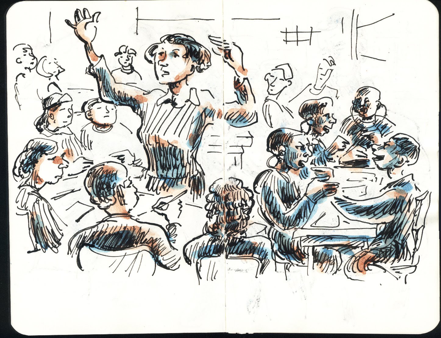Memory Sketches by Richard Rudnicki: Brooklyn Art Library