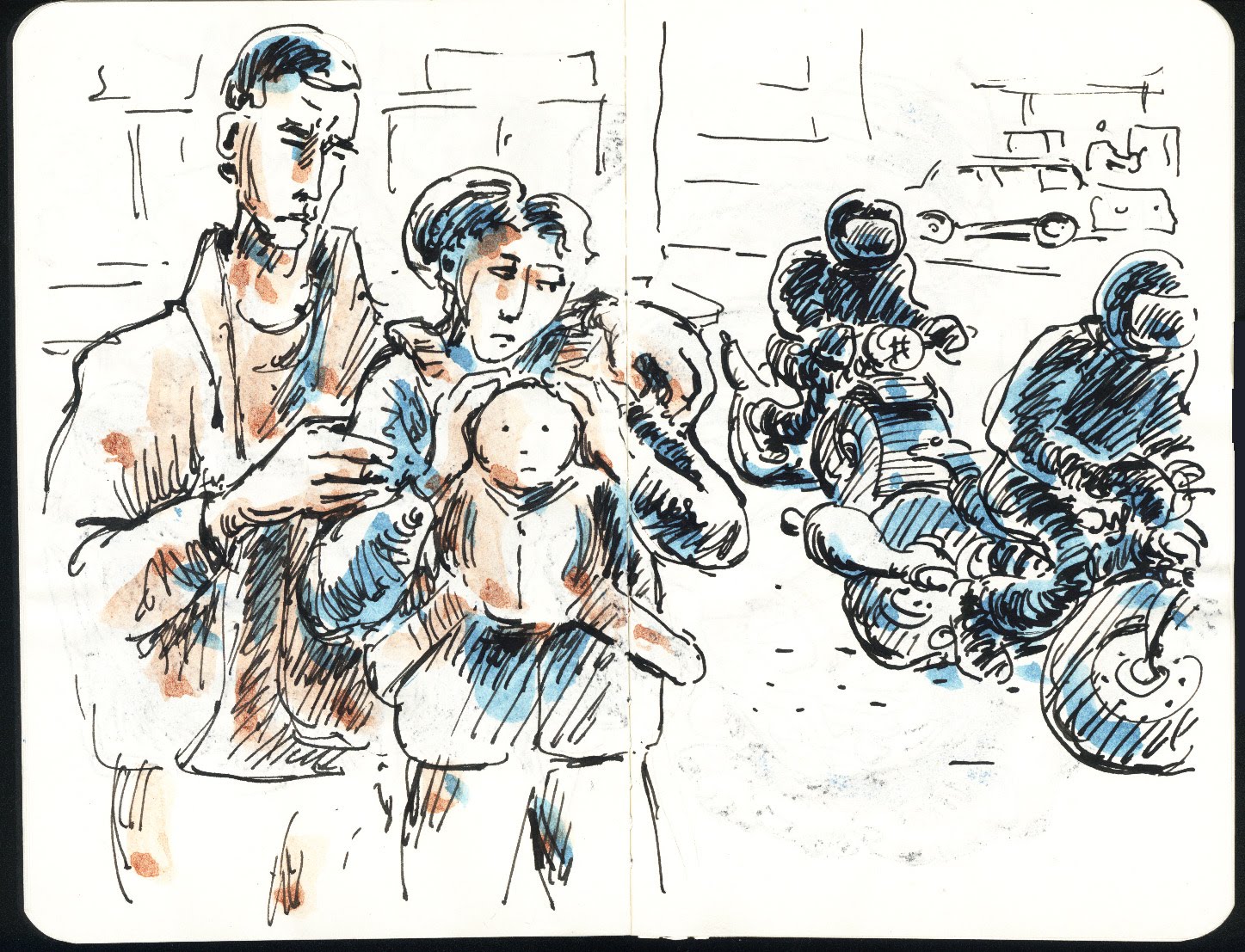 Memory Sketches by Richard Rudnicki: Brooklyn Art Library