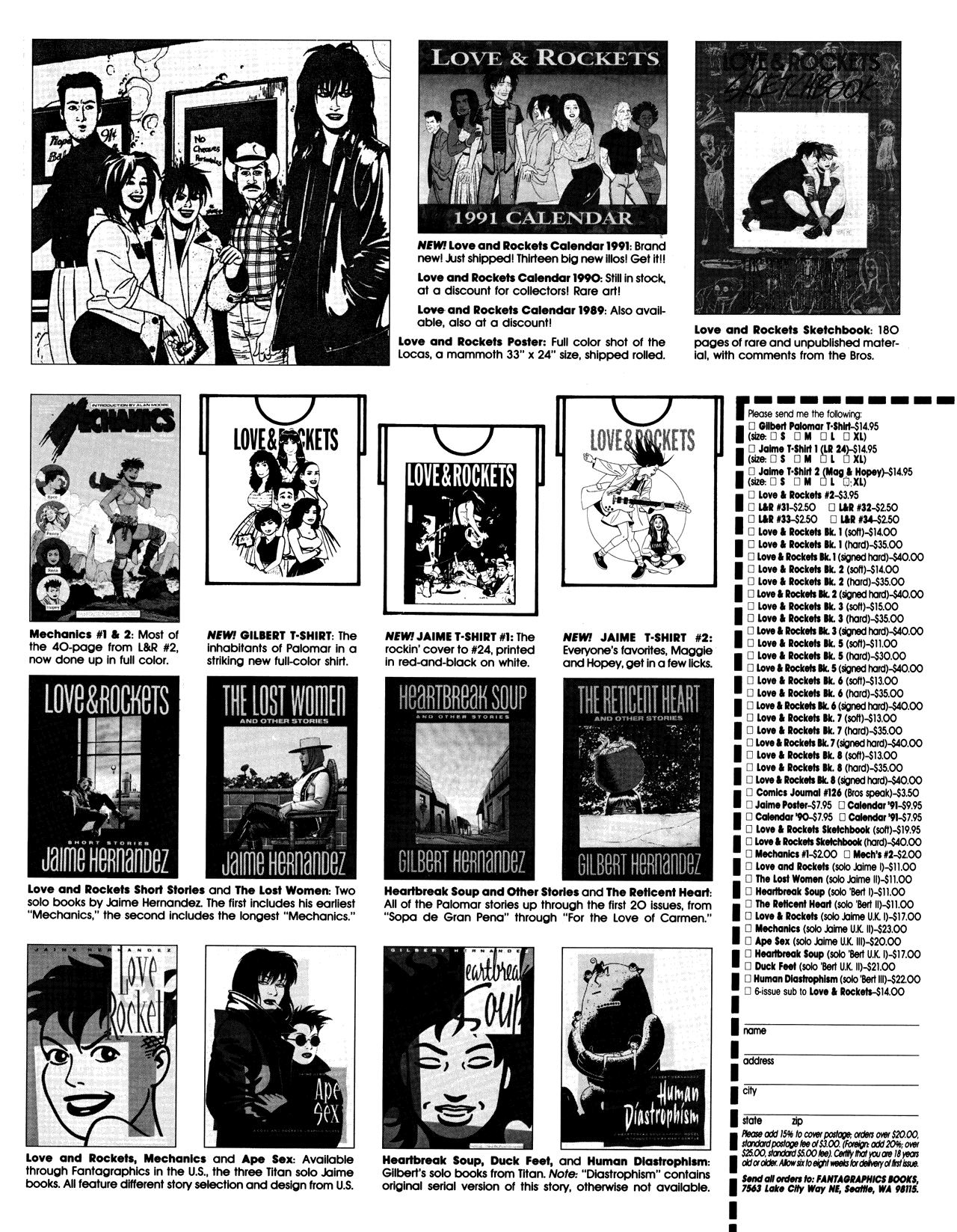 Read online Love and Rockets (1982) comic -  Issue #34 - 35