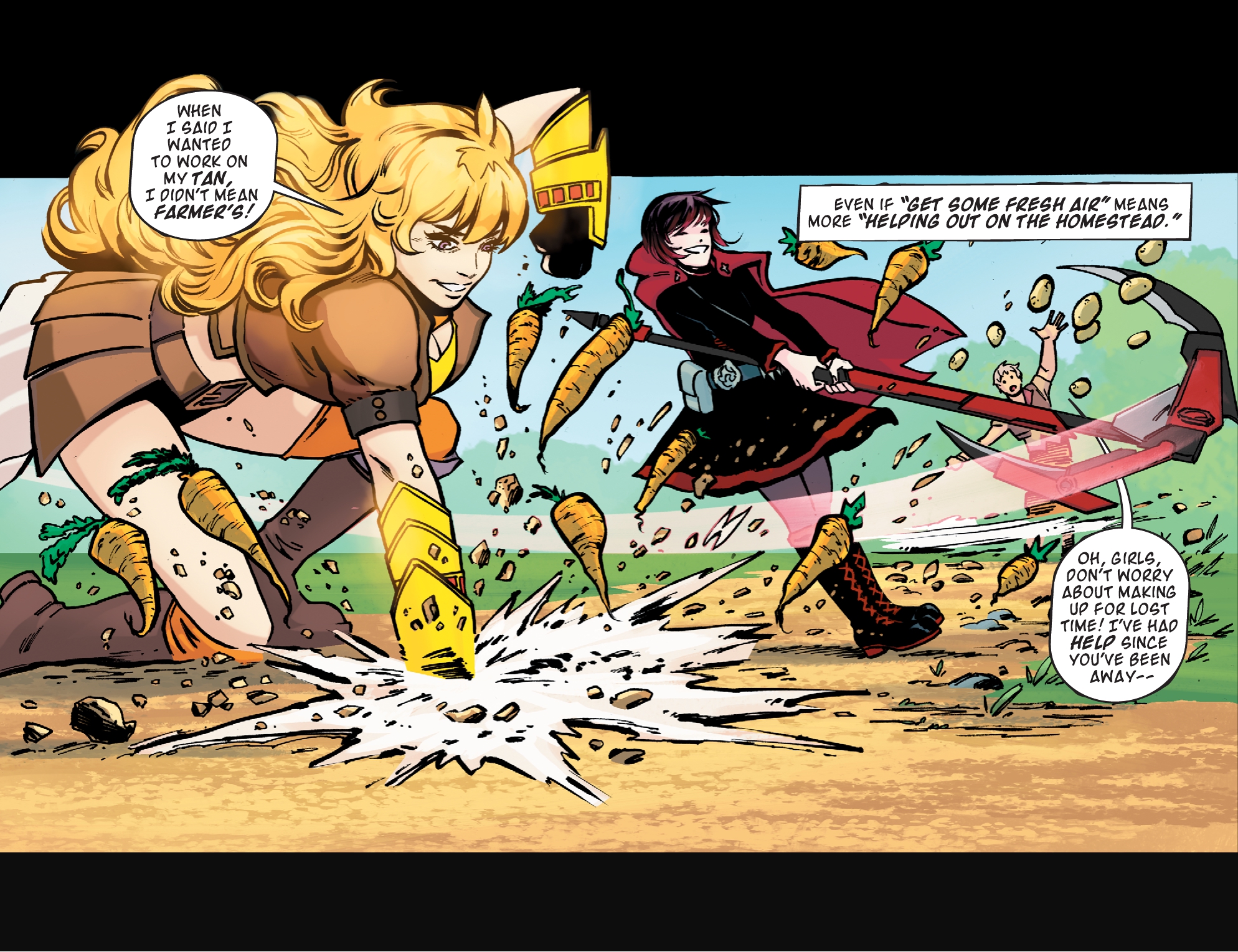 Read online RWBY/Justice League comic -  Issue #1 - 6