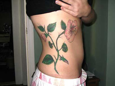 pictures of Hawaiian flower tattoo