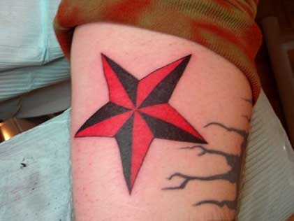 Nautical Star Tattoo tattoo notical inside arm tattoo frida kahlo tattoos