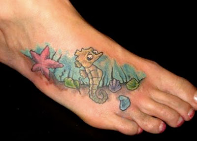 Sea horse tattoo designs picture