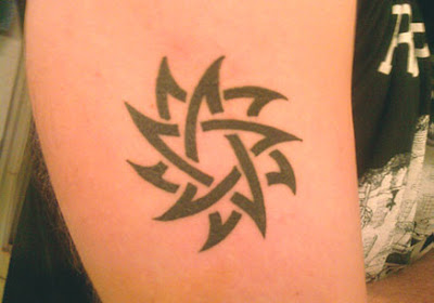 tribal star tattoo images