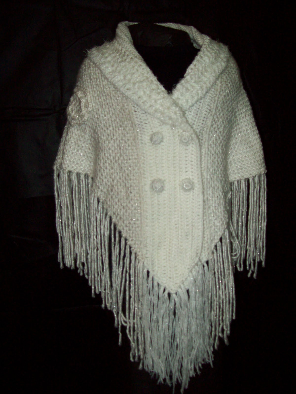 Cristina Rayano: Nuestros productos: Ponchos tejidos al telar