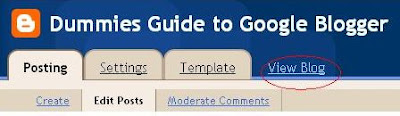 Blogger Post Editor View Blog
