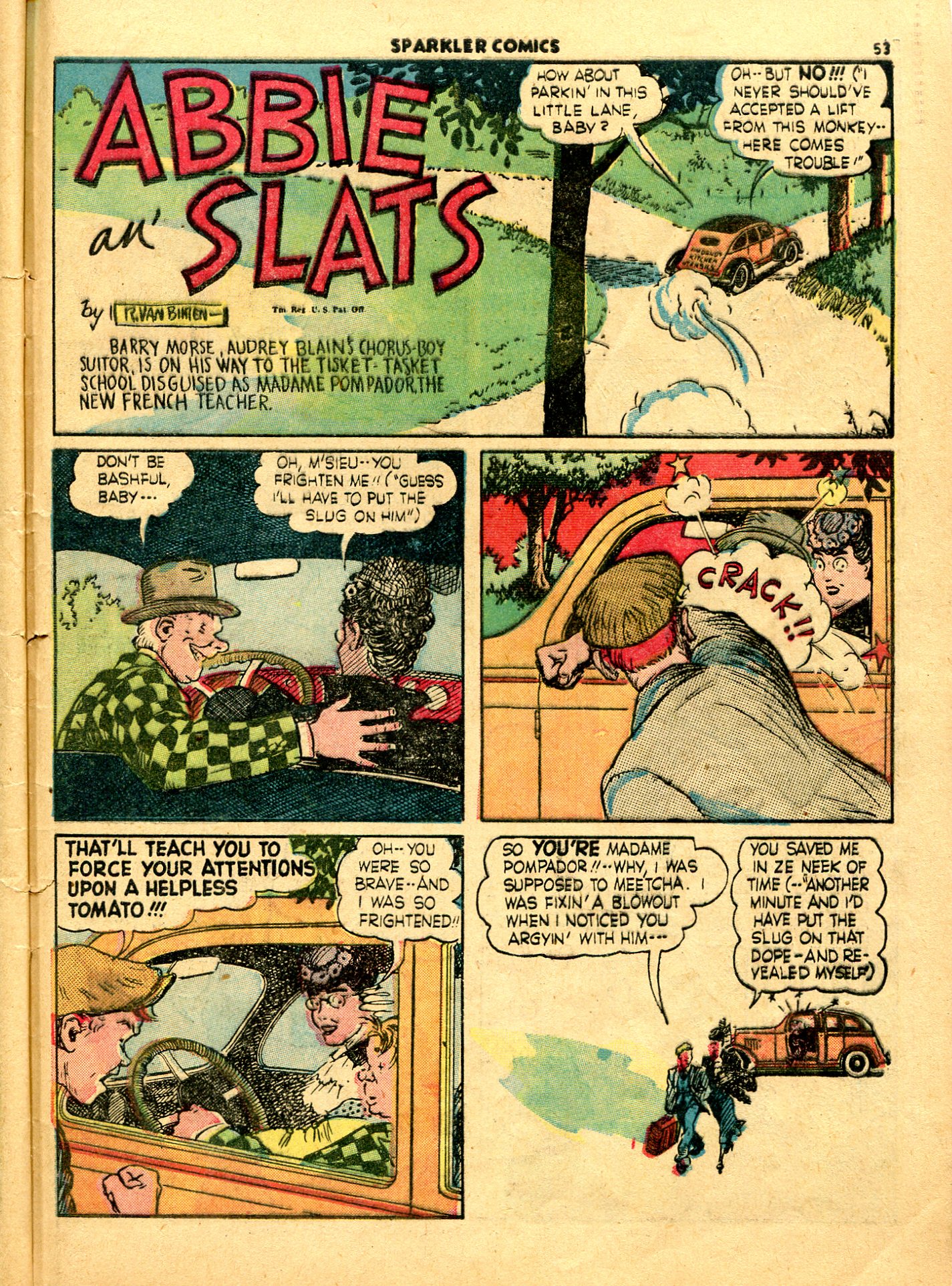 Read online Sparkler Comics comic -  Issue #11 - 51