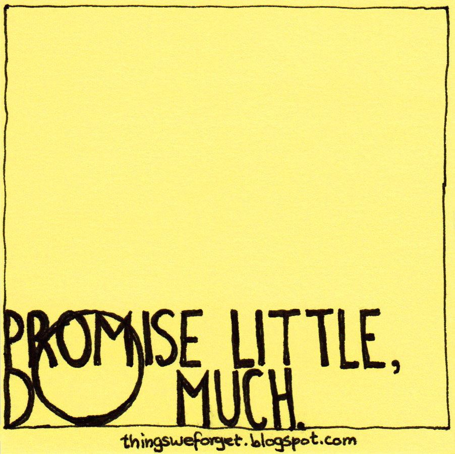 Forget my promise. Forget my promise
