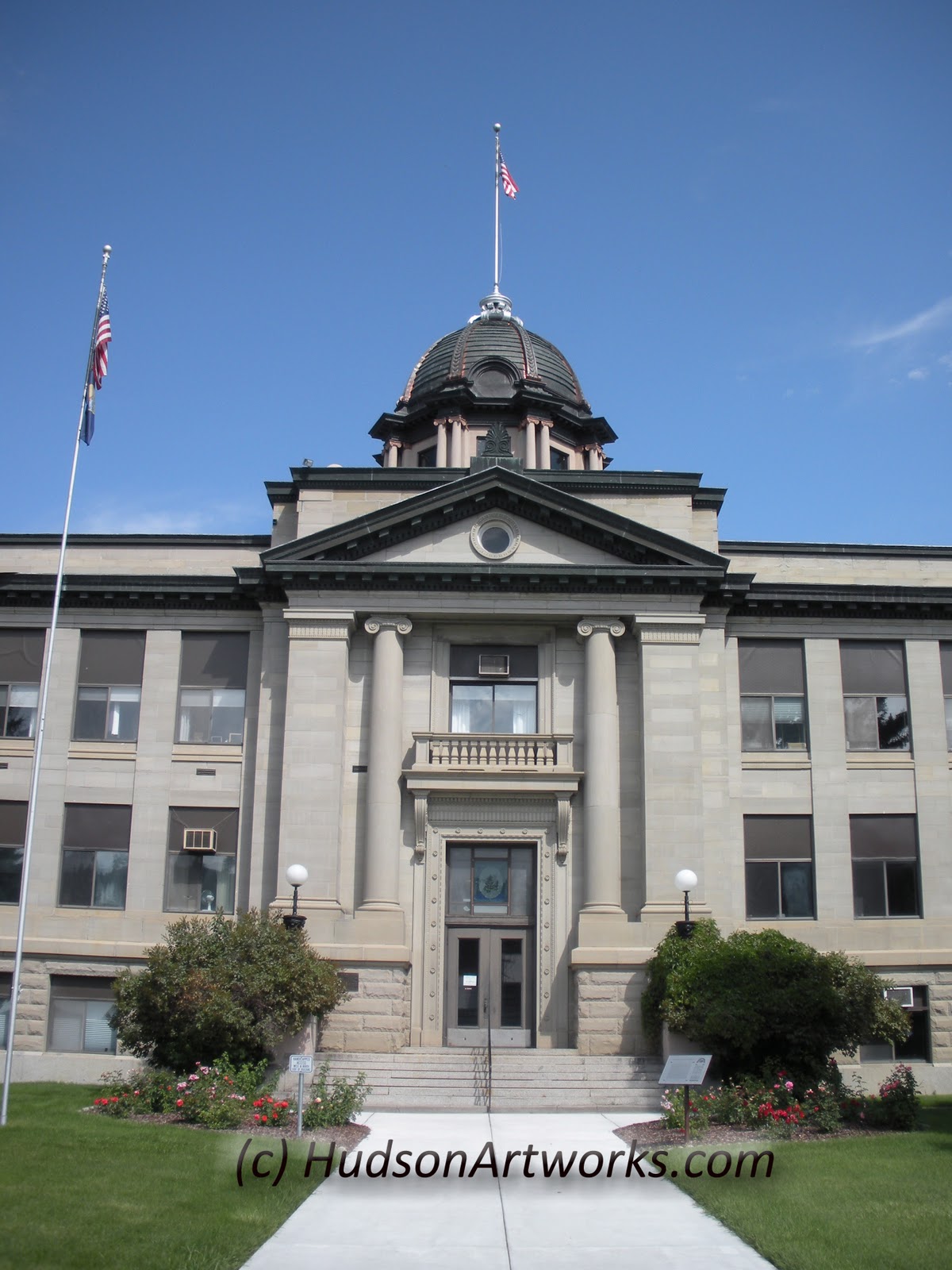 Hudson Artworks Rosebud County, Montana Courthouse