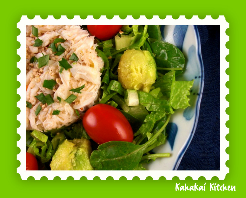 Kahakai Kitchen Crab and Avocado Salad with Japanese Dressing from Nigella What's In Your