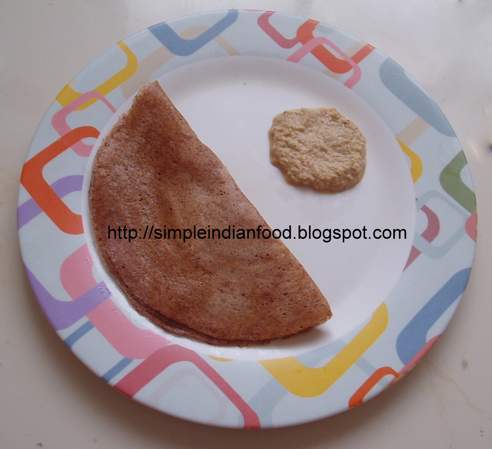 Simple Indian Food- An Easy Cooking Blog: Bran rice dosa