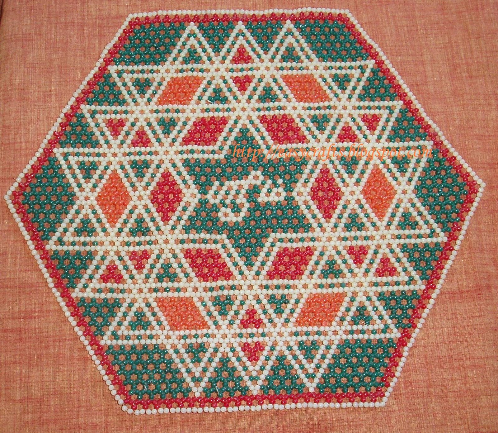 Easy Crafts Explore your creativity Rangoli with beads