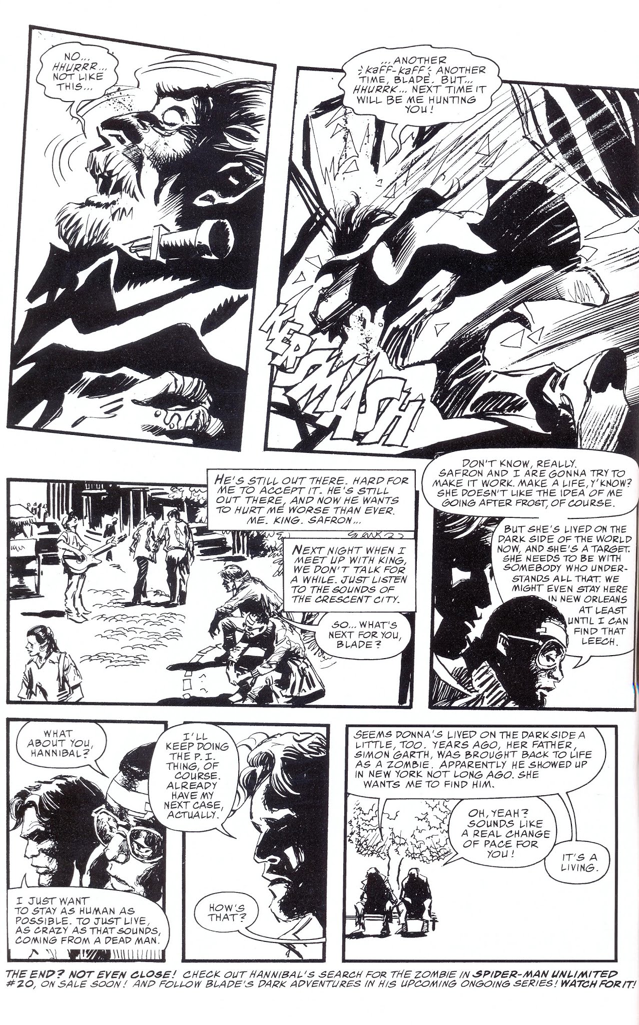 Read online Blade: Black & White comic -  Issue # TPB - 146