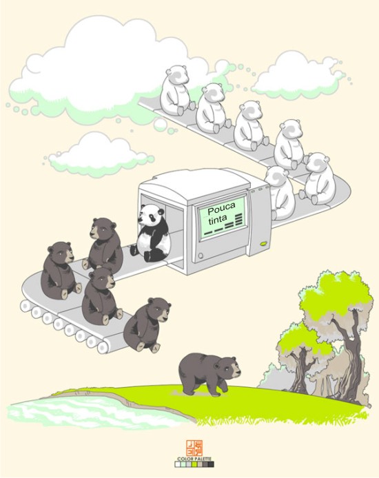 Como nascem os pandas