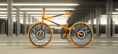 Bicicleta portátil, um conceito incrível