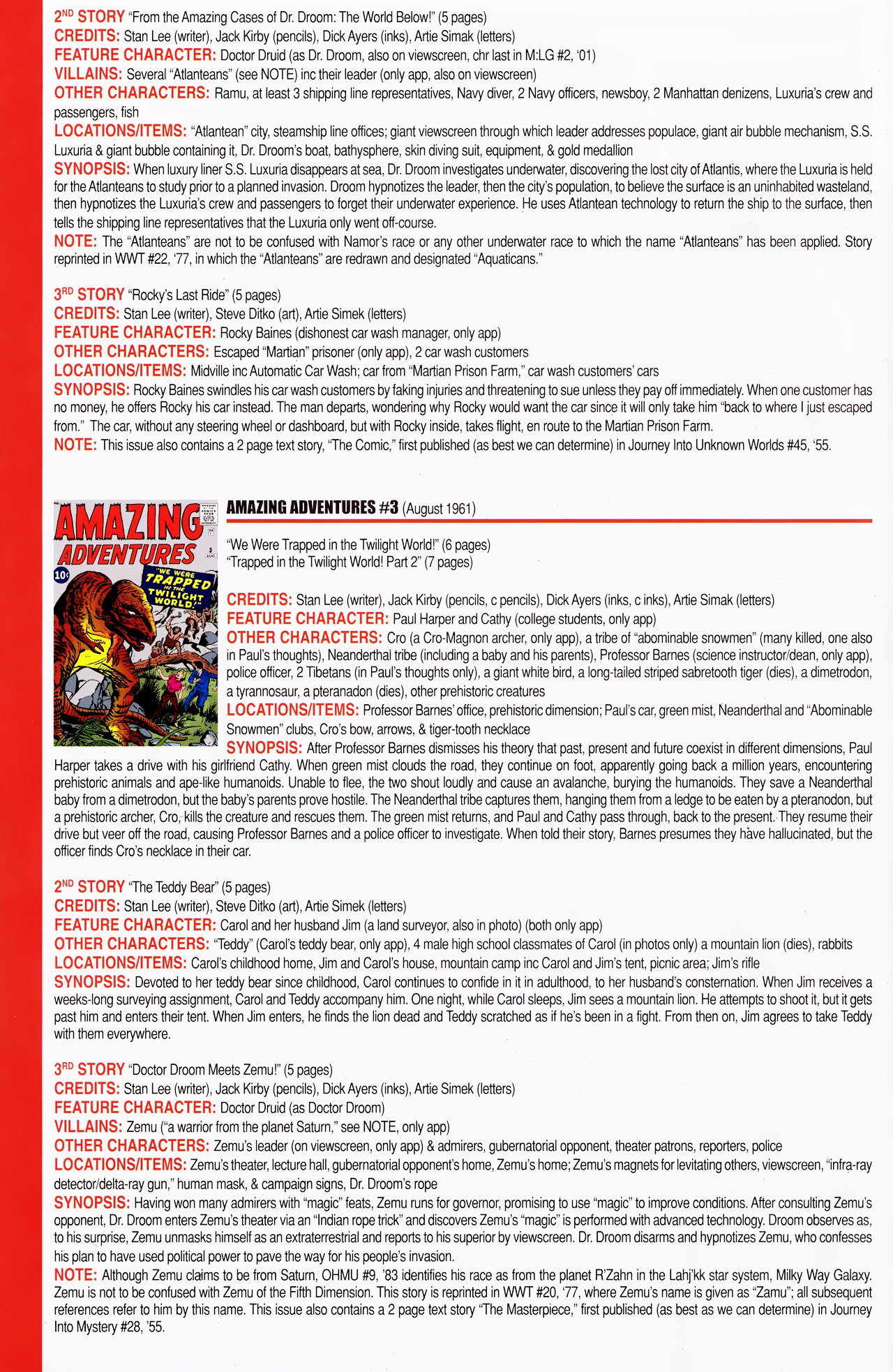 Read online Official Index to the Marvel Universe comic -  Issue #14 - 20
