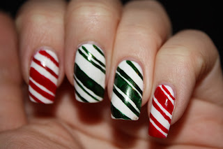 Nails In Nippon: Christmas Candy Canes!