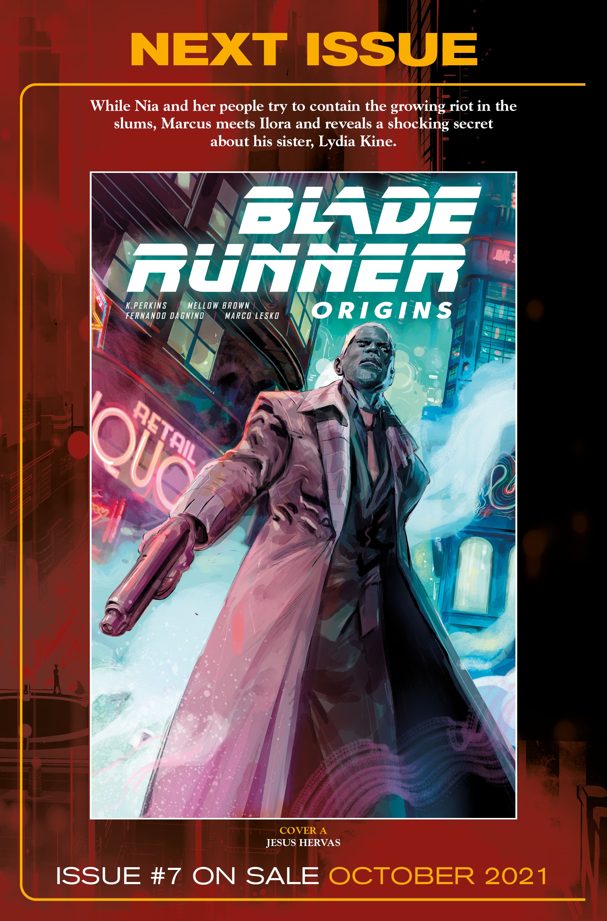 Read online Blade Runner Origins comic -  Issue #6 - 32