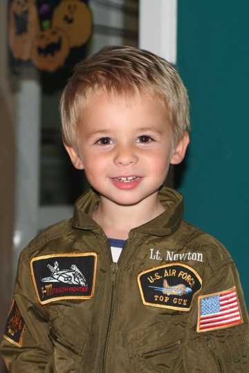 Grandson Oscar Newton