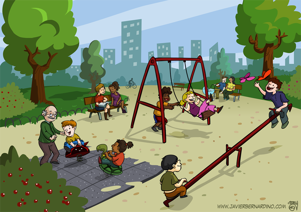 Dibujos infantiles de parques Imagui