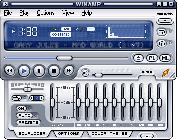 Winamp Media Player freeware screenshot