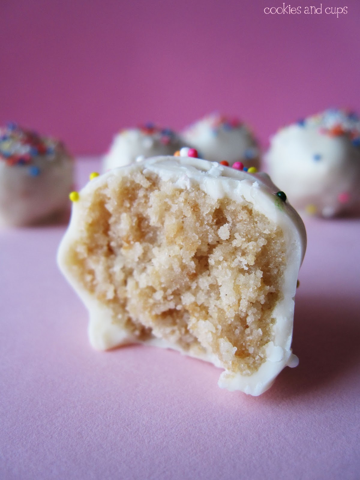 Sugar Cookie Truffles | Cookies and Cups