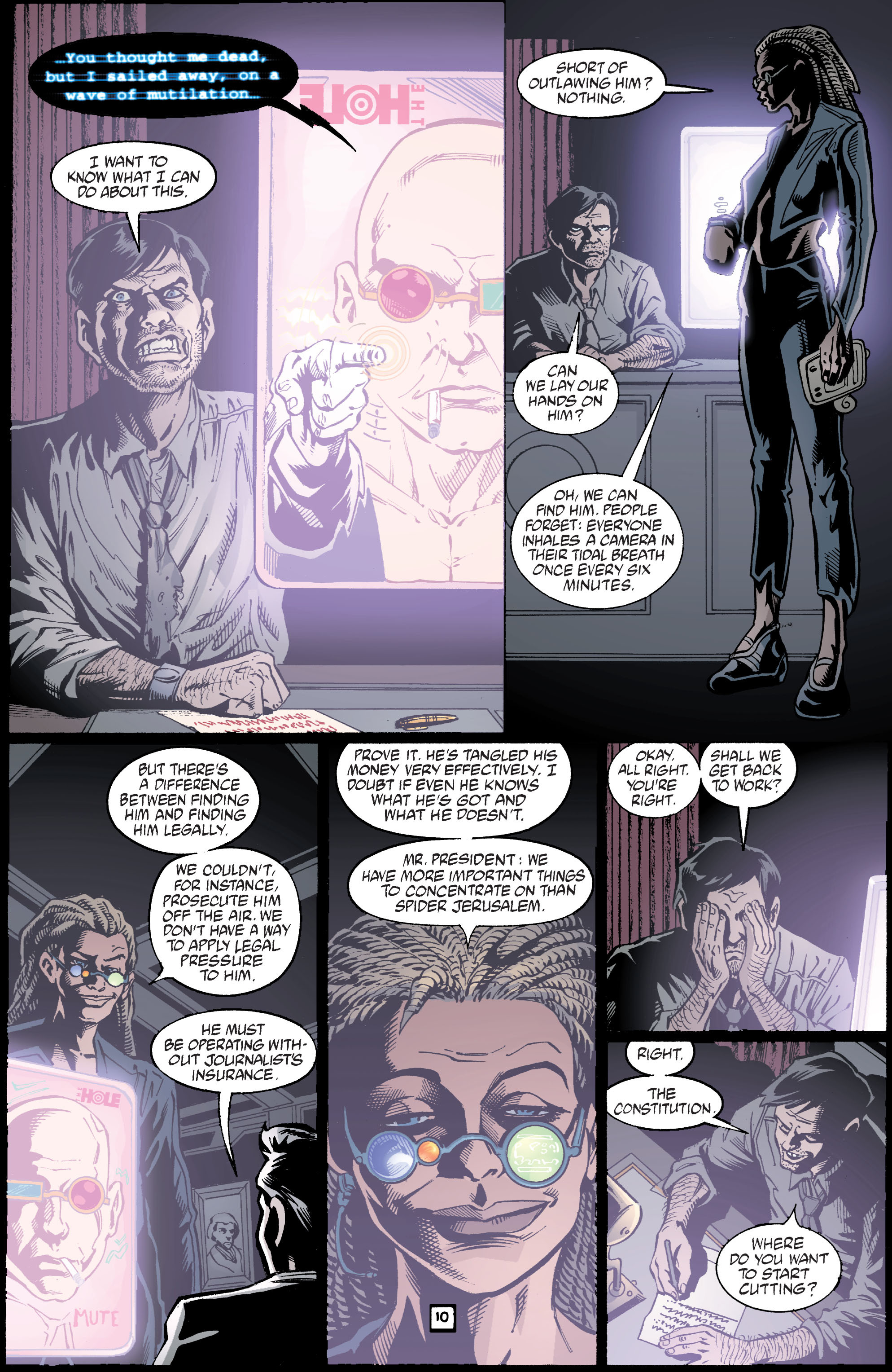 Read online Transmetropolitan comic -  Issue #39 - 11